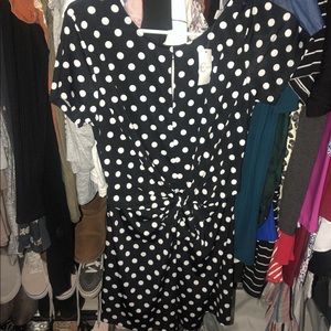 Polka dot romper